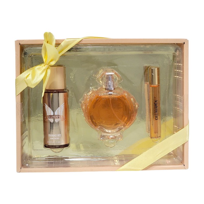SET OLUMAPEA EDP 50ML EDP 10ML SPLASH 88ML (M) (AROMA SIMILAR A PACO RABANNE OLYMPEA)