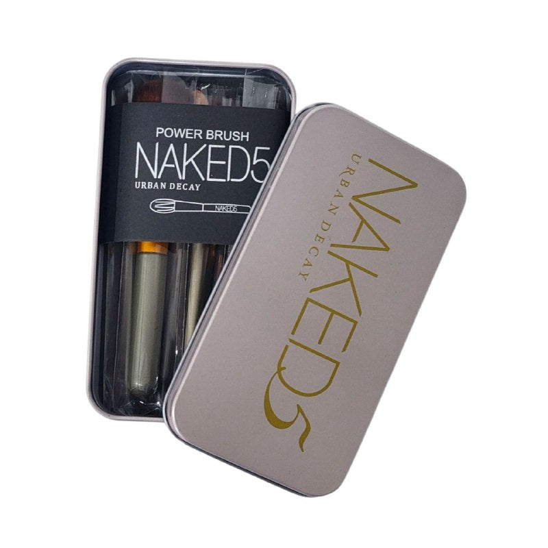 BROCHAS PARA MAQUILLAJE EN SET DE 7 PIEZAS NAKED5 URBAN DECAY