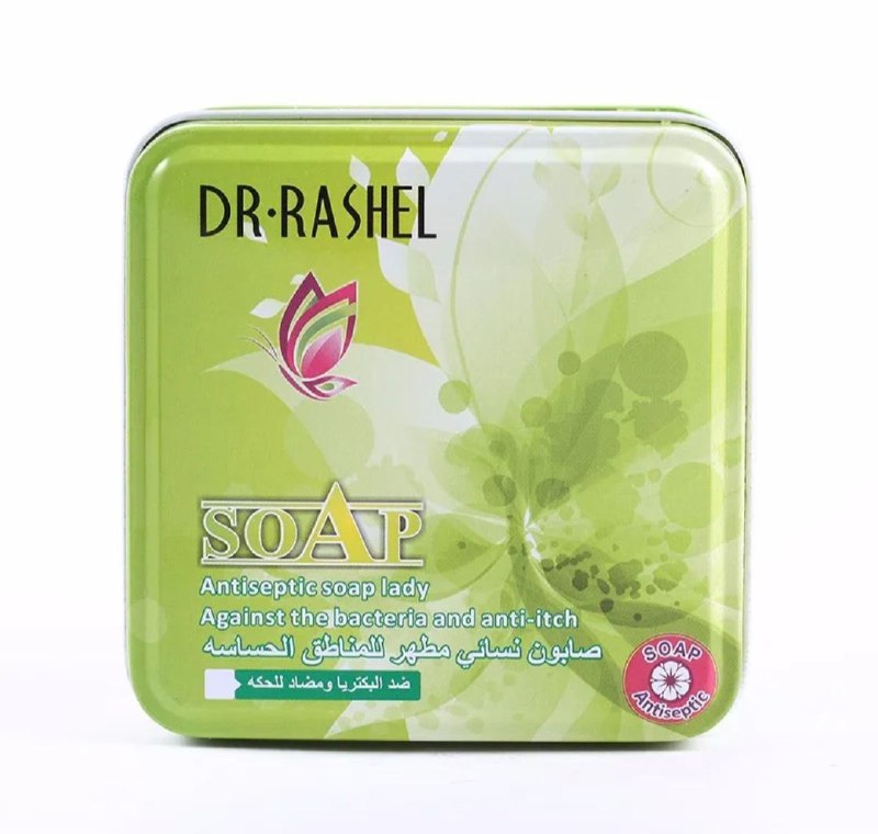 JABON CORPORAL INTIMO ANTISEPTICO PARA MUJER DR RASHEL 100G