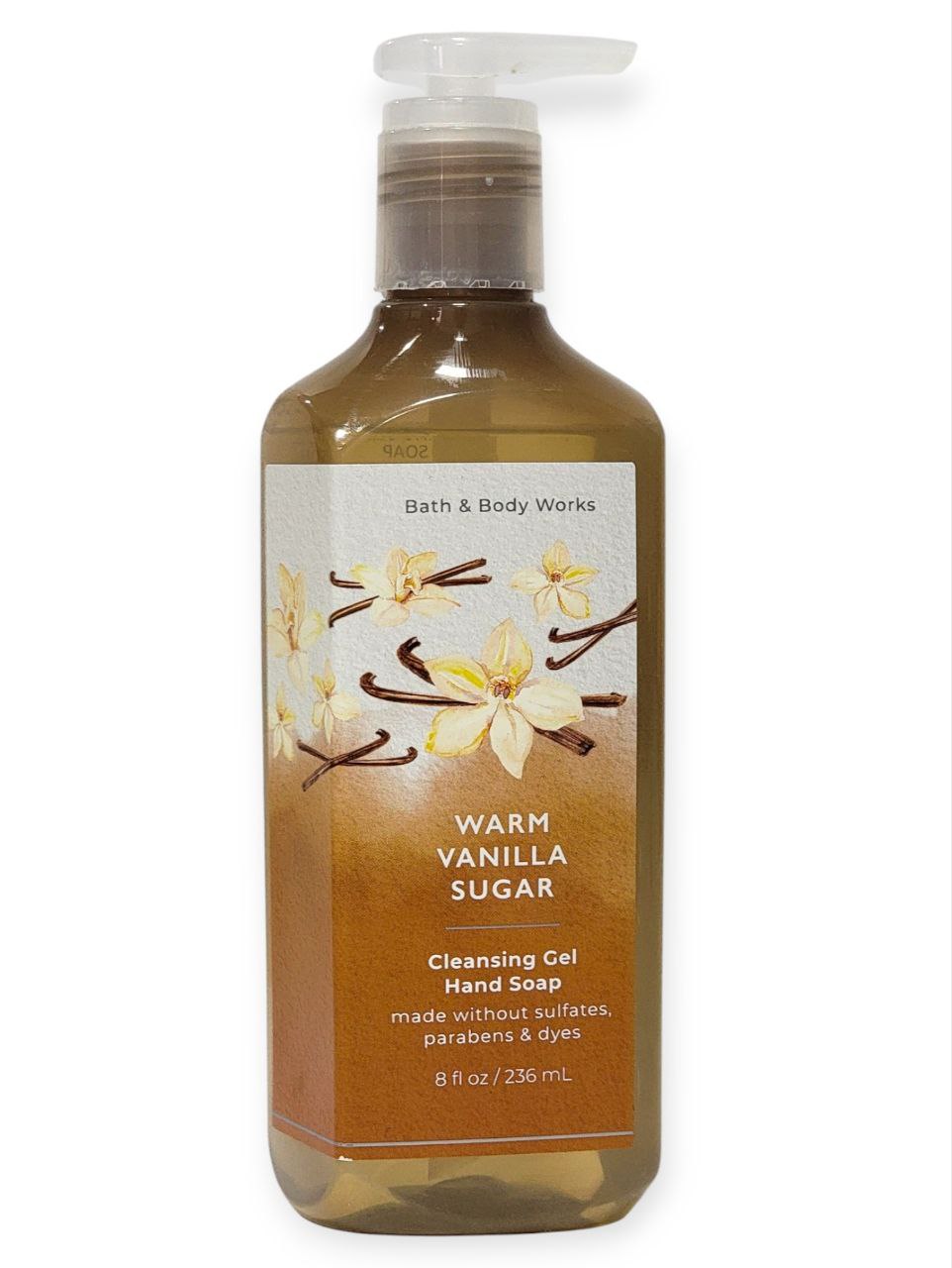 BATH & BODY WORKS JABON DE MANOS SUAVE Y LIMPIO WARN VANILLA SUGAR 236ML