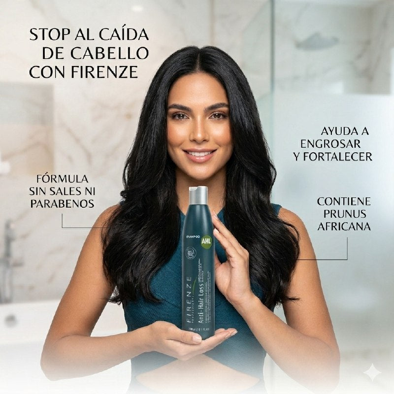 SHAMPOO TERAPEUTICO PARA EL FORTALECIMIENTO CAPILAR ANTICAIDA FIRENZE 300ML