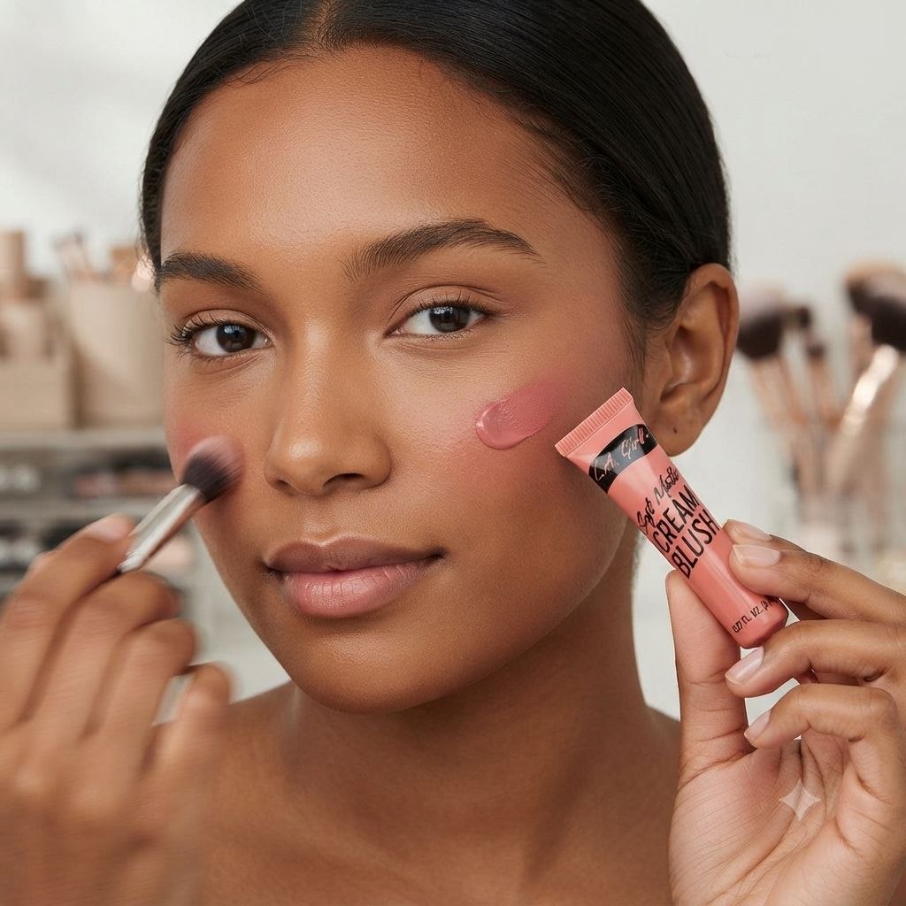 RUBOR EN CREMA MATE LARGA DURACION TONO GBL441 ROSEBUD SOFT MATTE CREAM BLUSH L.A. GIRL 8ML