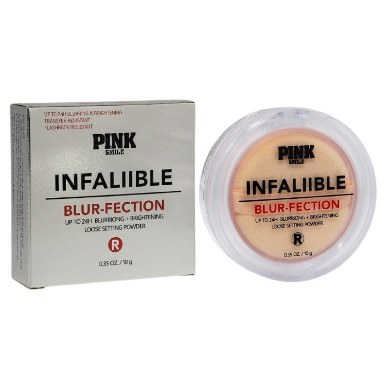 ILUMINADOR EN POLVO DE LARGA DURACION RESISTENTE AL AGUA PINK SMILE 10G DUPE DE LOREAL