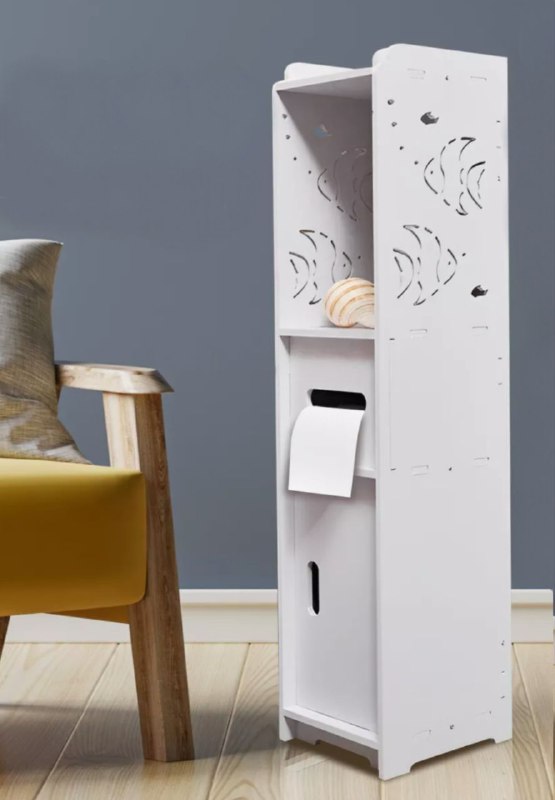 ESTANTE ORGANIZADOR DE ALMACENAMIENTO IMPERMEABLE CON DISPENSADOR DE WPC