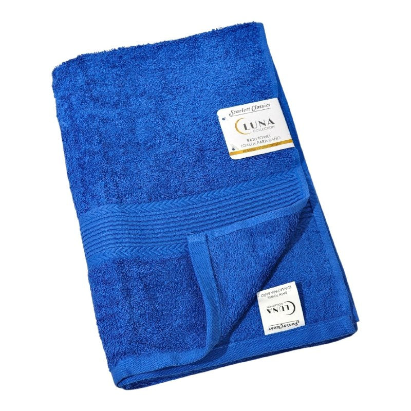 TOALLA PARA BAÑO DE CUERPO PREMIUM DE ALTA DENSIDAD 100% ALGODON SCARLETT CLASSICS 68X137CM
