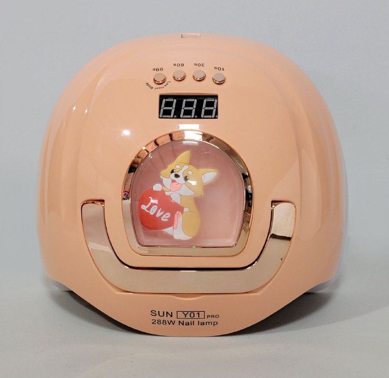 LAMPARA PARA UÑAS UV LED PARA SECADO RAPIDO DE UÑAS PANTALLA DIGITAL 288W WOMEN CARE SUN Y-01