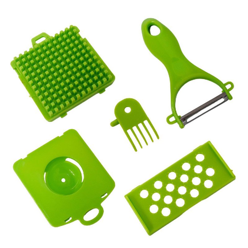 MAQUINA CHISMOLERA, 14 PIEZAS CORTADORA DE VERDURAS 14 EN 1 MULTIFUNCIONAL KITCHEN IDEAS VEGGIE SLICER 10X33.5X12.5CM
