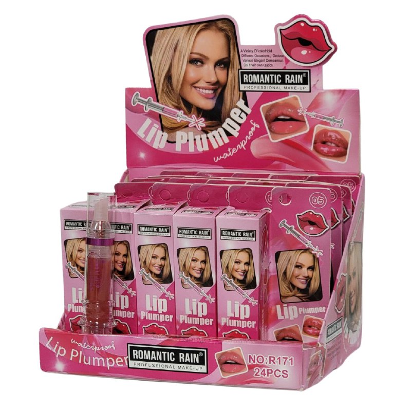 VOLUMINIZADOR DE LABIOS IMPERMEABLE 6 TONOS ROMANTIC RAIN