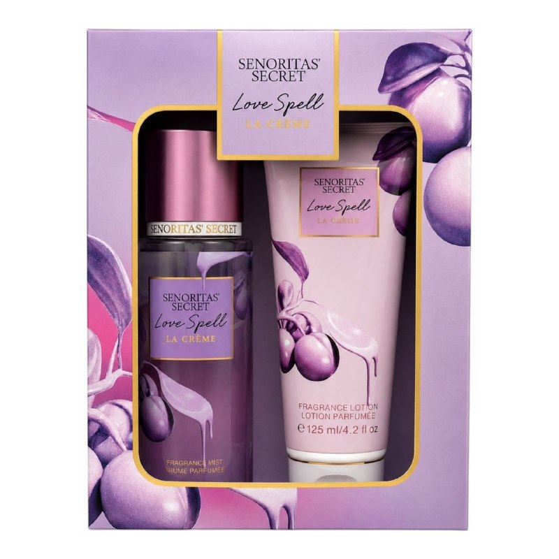 SET SENORITAS SECRET LOVE SPELL LA CREME SPLASH 125ML CREMA CORPORAL 125ML (M) (AROMA SIMILAR LOVE SPELL LA CREME)