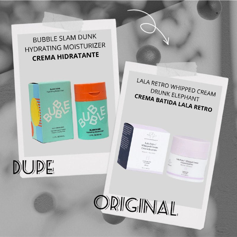 CREMA FACIAL HIDRATANTE NUTRITIVA DE ALOE Y ACEITE DE AGUACATE SUAVIZANTE BUBBLE 50ML (DUPE LALA RETRO)