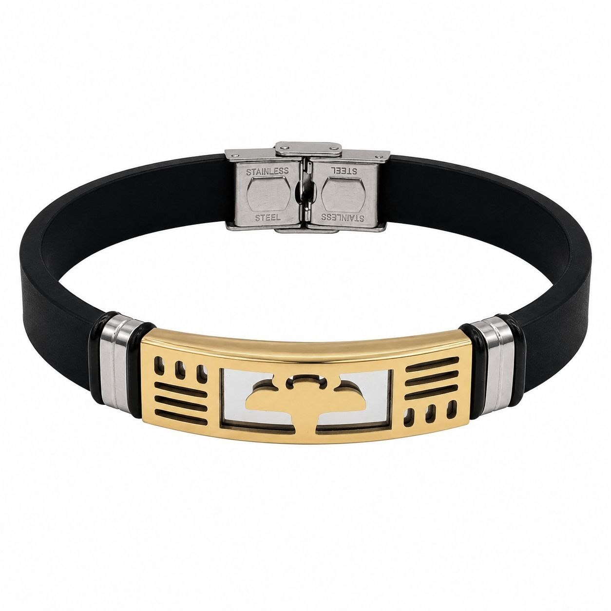 PULSERA DE ENCHAPE PARA CABALLERO DISEÑO INSECTO  21CM