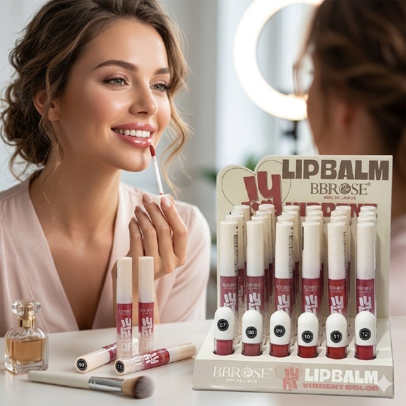 BRILLO LABIAL LIP MIEL DE LABIOS CON COLORES VIBRANTES BBROSE 10G, 6 TONOS