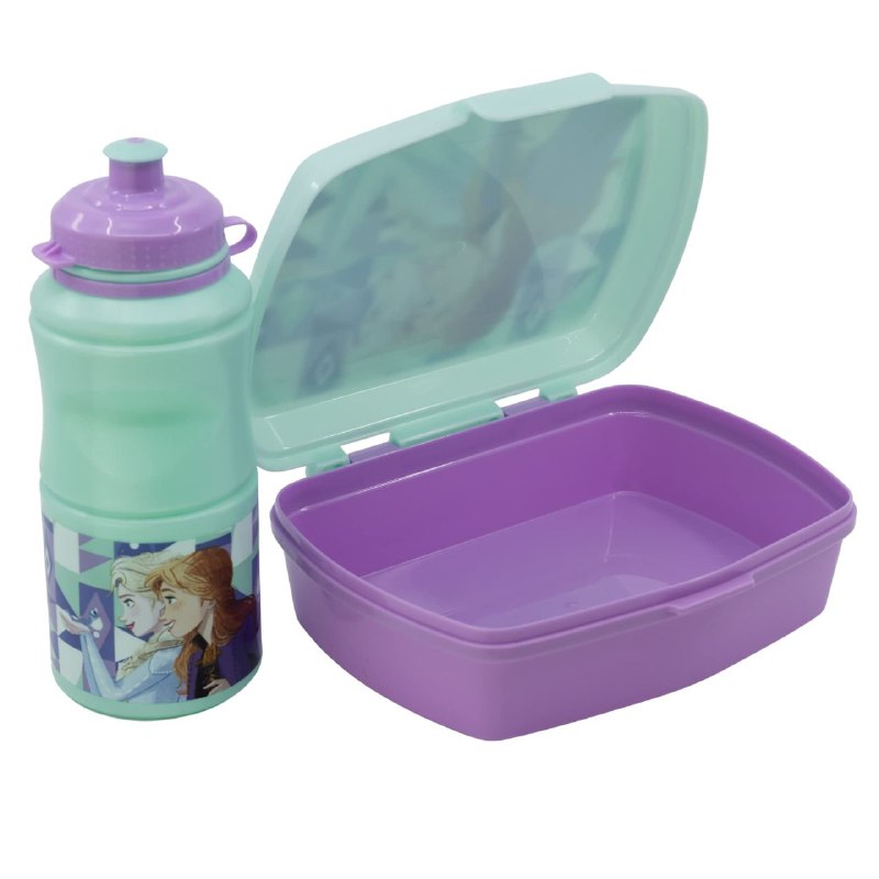 LONCHERA EN SET CON VASO DISNEY HOME MINNIE FROZEN