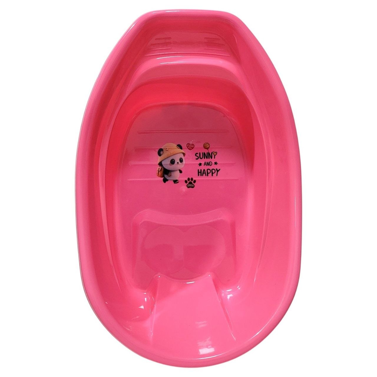 BAÑERA DE PLÁSTICO DOS POSICIONES PARA BEBÉS FACILITA LA LIMPIEZA Y SEGURIDAD
