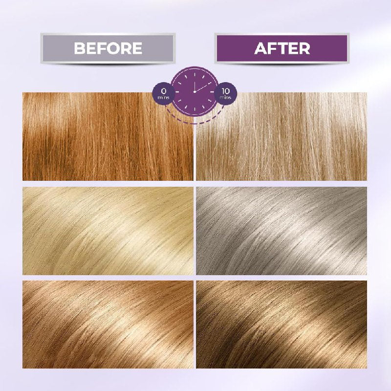 TRATAMIENTO MASCARILLA CAPILAR MORADA, DISEÑADA PARA RUBIOS, PLATINOS Y CABELLO GRIS, ELIMINA EFICAZMENTE LOS TONOS AMARILLENTOS Y APAGADOS DEJANDO EL COLOR MAS BRILLANTE Y VIBRANTE KARSEELL 500ML