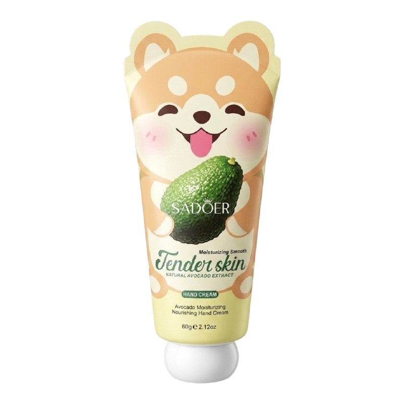 CREMA PARA MANOS HIDRATANTE CON EXTRACTO NATURAL DE AGUACATE SADOER 60G