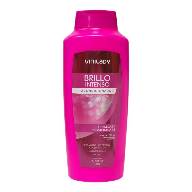 ACONDICIONADOR CON CERAMIDADAS BRILLO INTENSO VINILADY 900ML