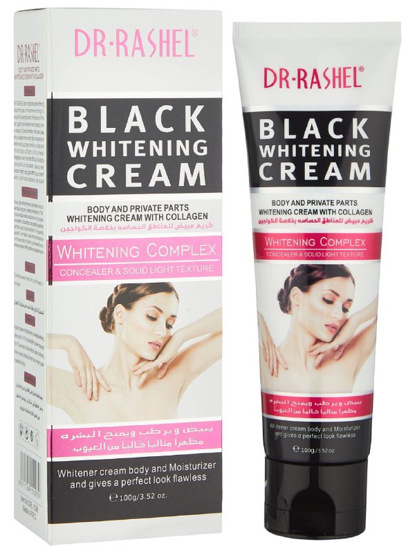 CREMA CORPORAL BLANQUEADORA DE CUERPO Y ZONA INTIMA DR RASHEL 100G