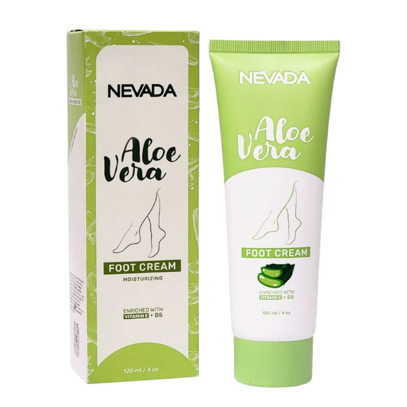 CREMA CORPORAL PARA PIES HIDRATANTE Y CALMANTE CON ALOE VERA  NEVADA 120ML
