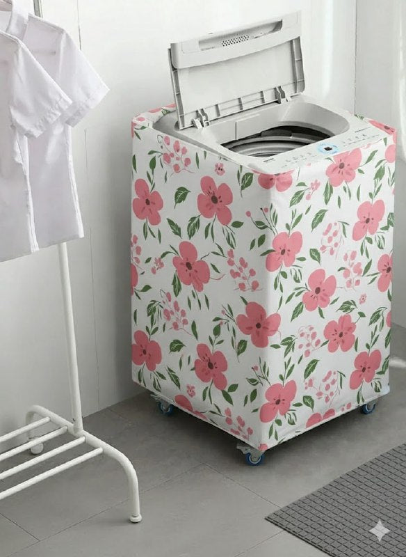 FORRO FUNDA PARA LAVADORA, PROTEGE LA LAVADORA DEL POLVO, HUMEDAD Y ARAÑAZOS BENELI HOME 55X58X87CM