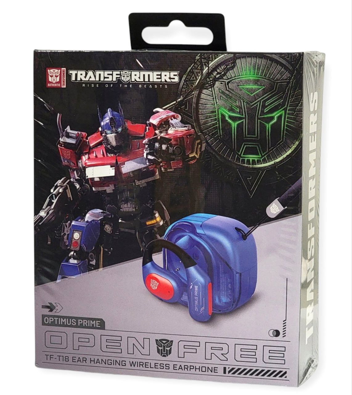 AUDIFONOS AURICULARES ORIGINALES INALAMBRICOS TF-118, BATERIA ESTUCHE 5H, BATERIA AUDIFONOS 5H, BT V.5.4, 10MTS DISTANCIA TRANSFORMERS RISE OF THE BEASTS