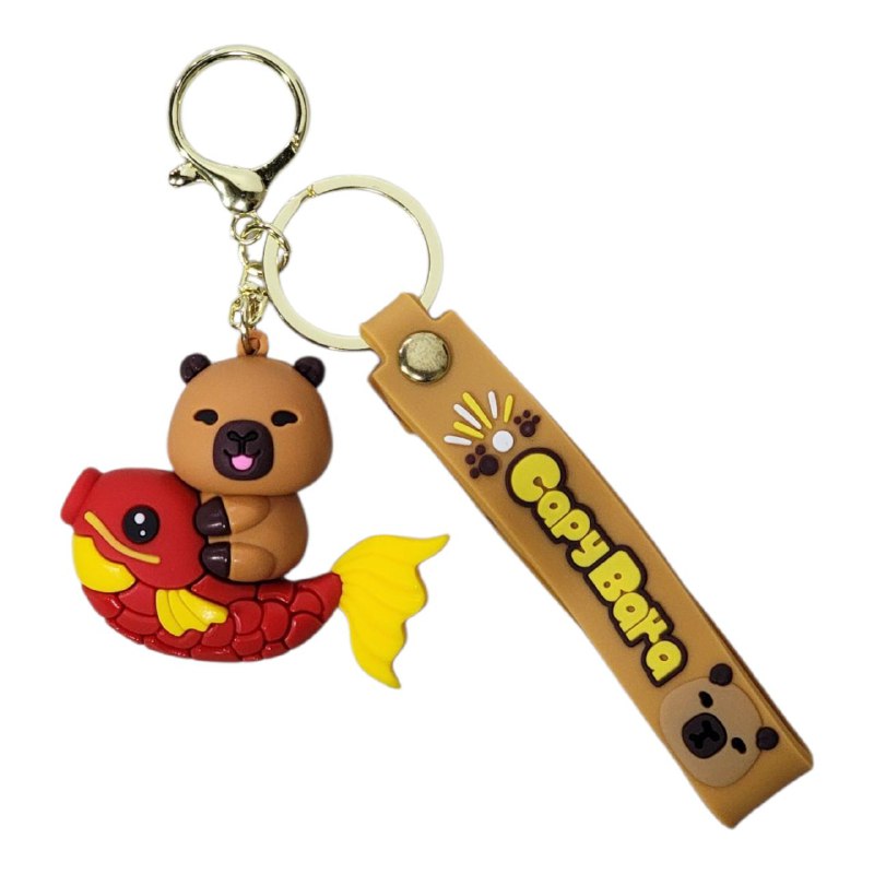 LLAVEROS DE CAPIBARA,CAPYBARA, 6 ESTILOS DISPONIBLES