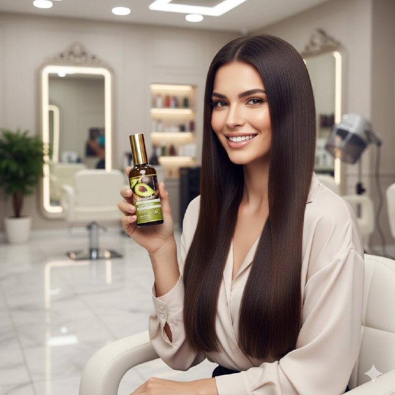 SUERO PARA EL CABELLO HIDRATANTE DE ACEITE DE COLAGENO DE AGUACATE Y VITAMINA E KERATINE QUEEN 100ML