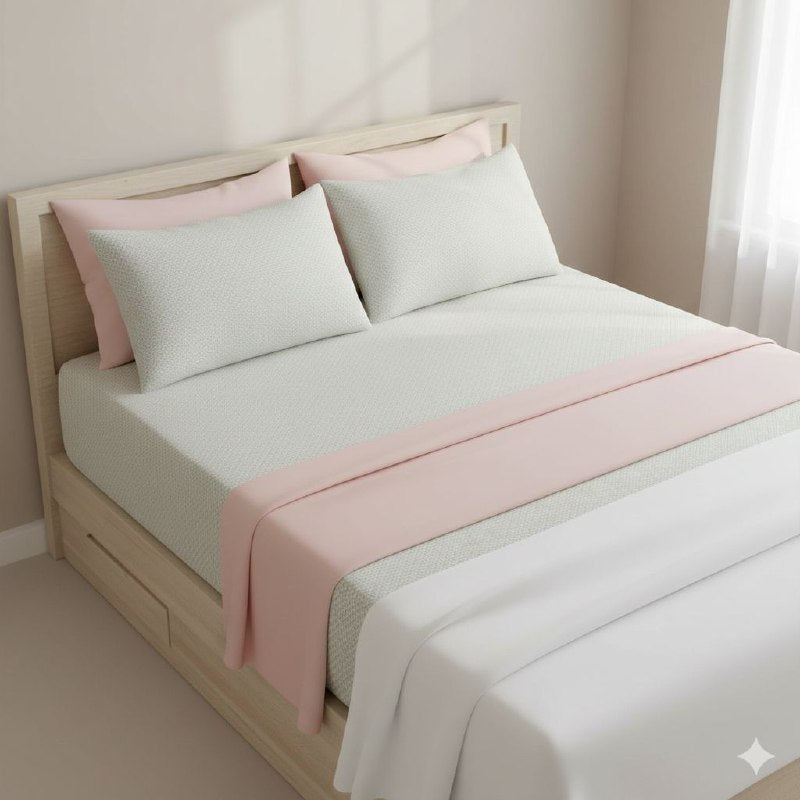 JUEGO DE SABANAS CAMERA DE 4 PIEZAS UNIPERSONAL BENELI HOME, 30 ESTILOS