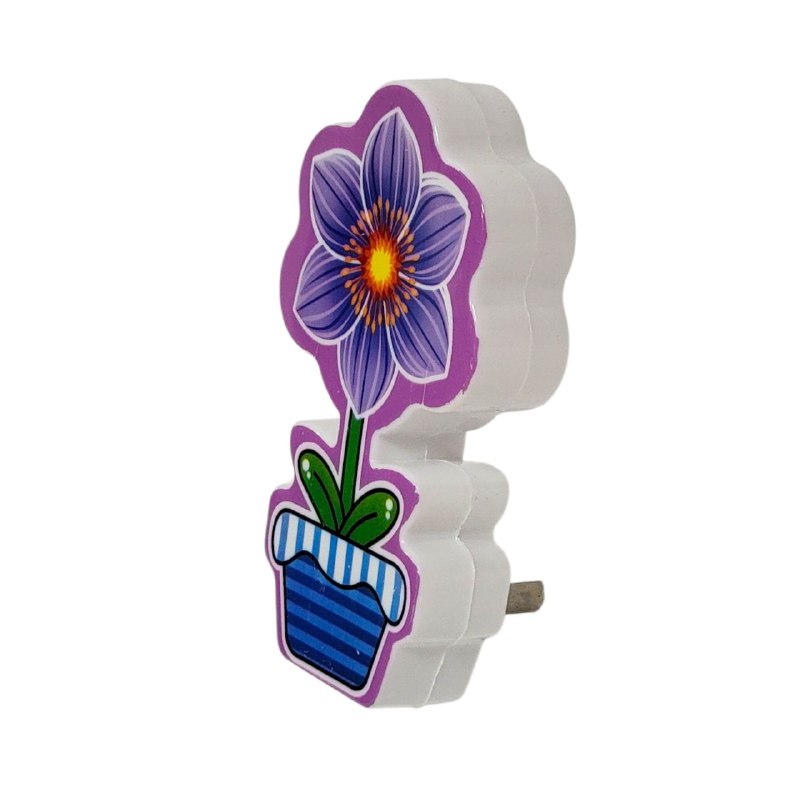 LUZ LED DE NOCHE, TEMATICA DE FLORES PARA NIÑAS, ILUMINACION DE DORMITORIO 3 COLORES LED NIGHT LIGHT
