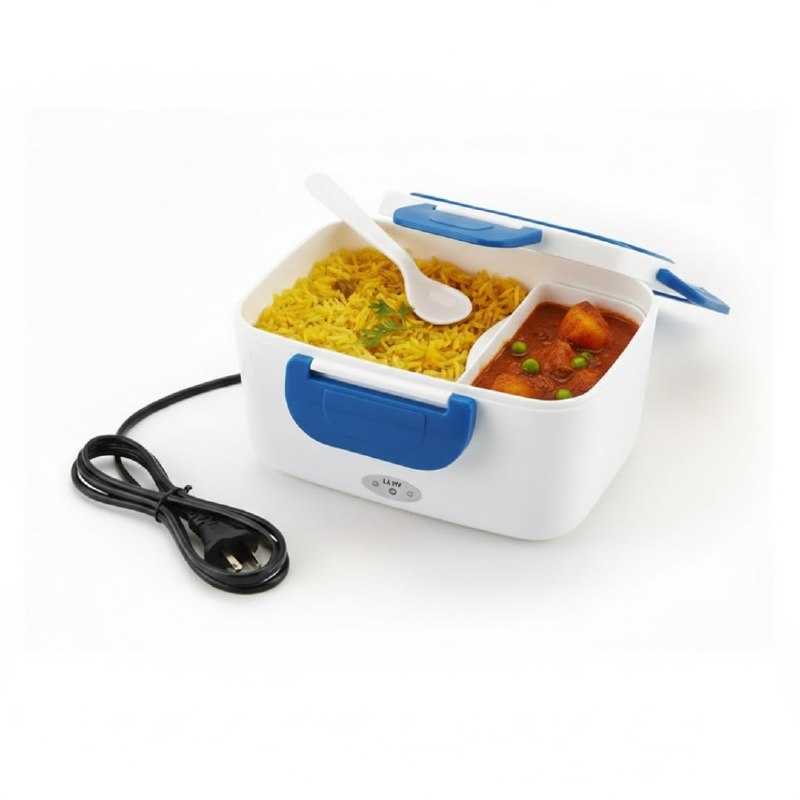 MAQUINA LONCHERA ELECTRICA CON CALENTADOR DE COMIDA PORTATIL USO PERSONAL CON CUCHARA, 3 COLORES
