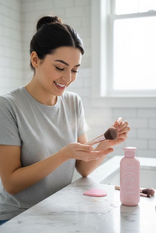 LIMPIADOR EN GEL DE CEPILLOS Y ESPONJAS DE MAQUILLAJE USHAS 200ML