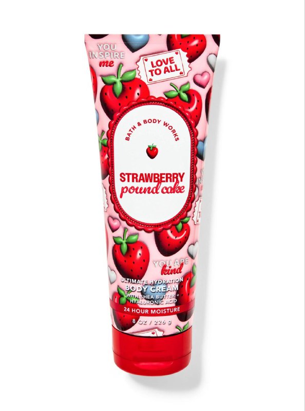 BATH & BODY WORKS CREMA STRAWBERRY POUND CAKE 226ML (M)
