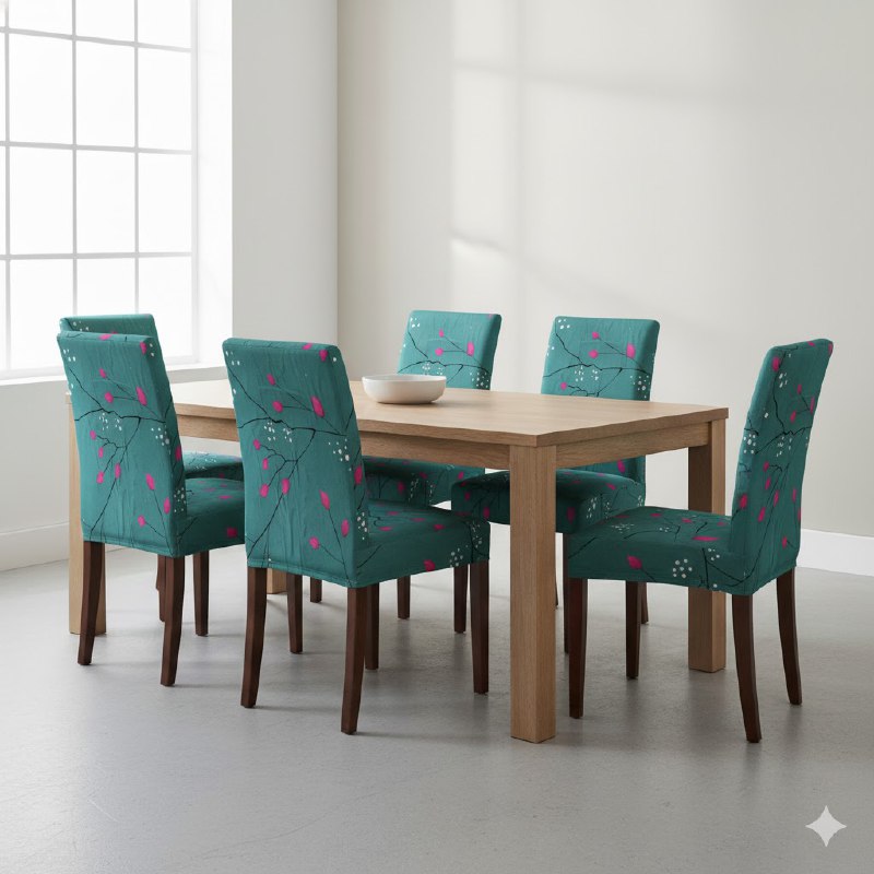 FORRO ELASTICO PROTECTOR PARA SILLAS DE COMEDOR BENELI HOME 8 ESTILOS