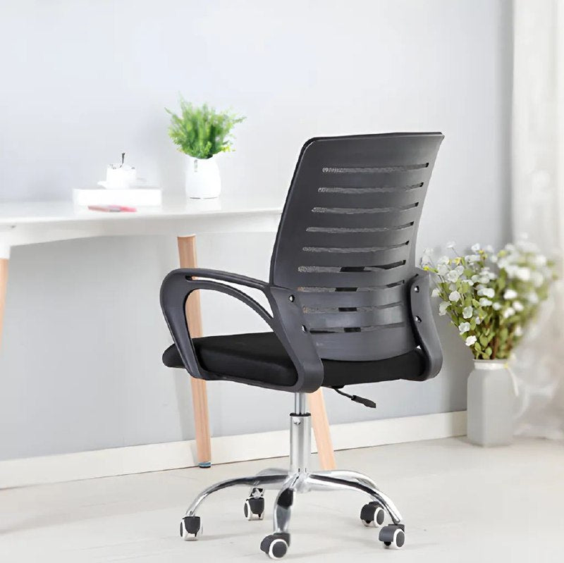 SILLA DE OFICINA EJECUTIVA DE MALLA TRANSPIRABLE Y ERGONOMICA AJUSTABLE