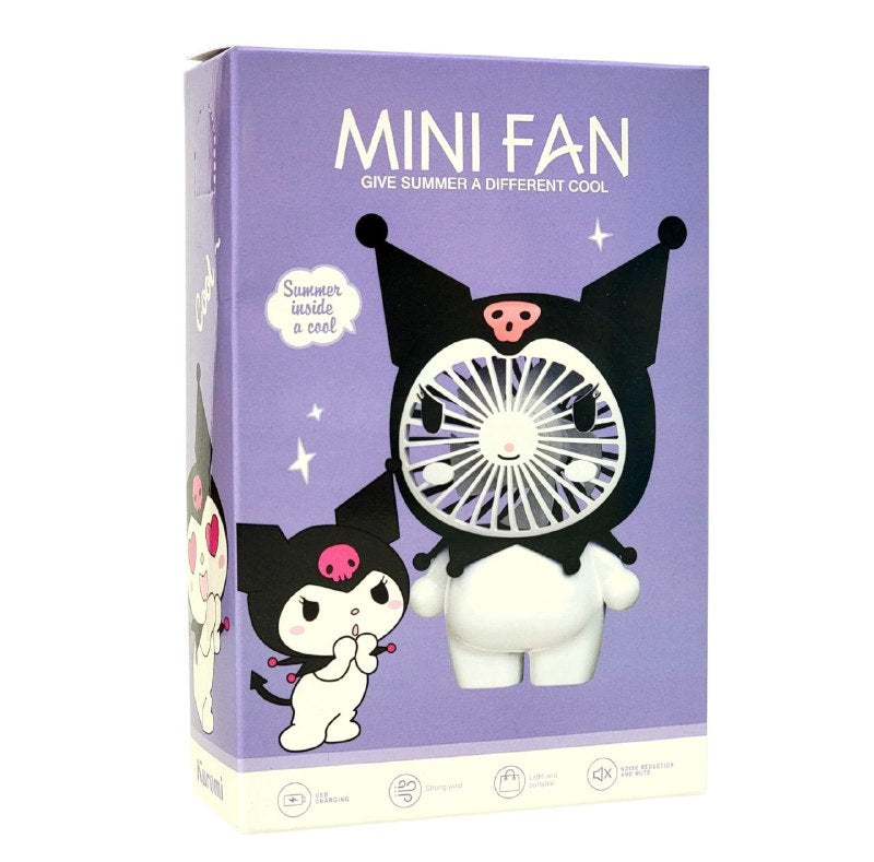 VENTILADOR DE MESA RECARGABLE MINI FAN 2 ESTILOS