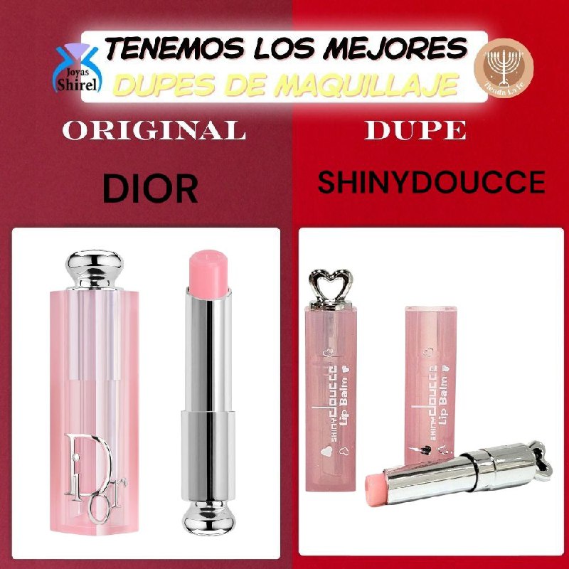 BRILLO LABIAL BALSAMO QUE CAMBIA DE COLOR SHINYDOUCCE DUPE DE CHRISTIAN DIOR