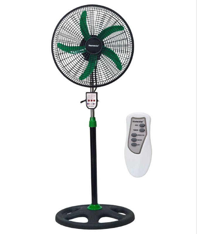 VENTILADOR DE PIE DE 18 PULGADAS CON CONTROL REMOTO DE ALTA EFICIENCIA HOMESTAR