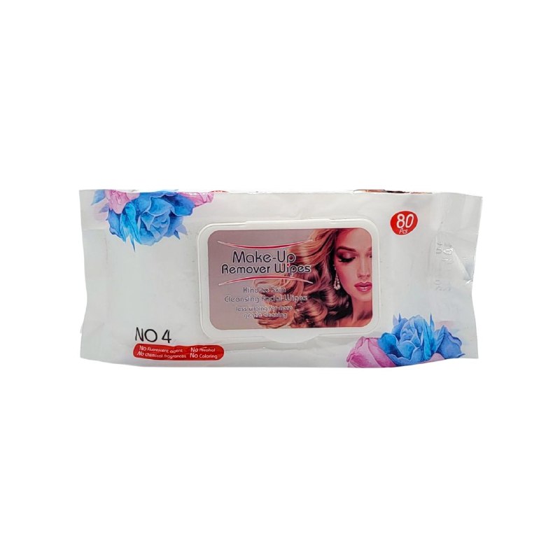 TOALLITAS DESMAQUILLANTES LIMPIADORAS FACIALES SIN ALCOHOL 80UND