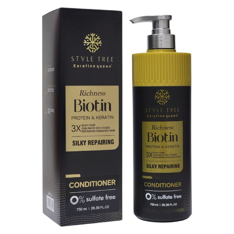 ACONDICIONADOR CON PROTEINA Y QUERATINA EFECTO SEDOSO KERATINE QUEEN STYLE TREE 750ML