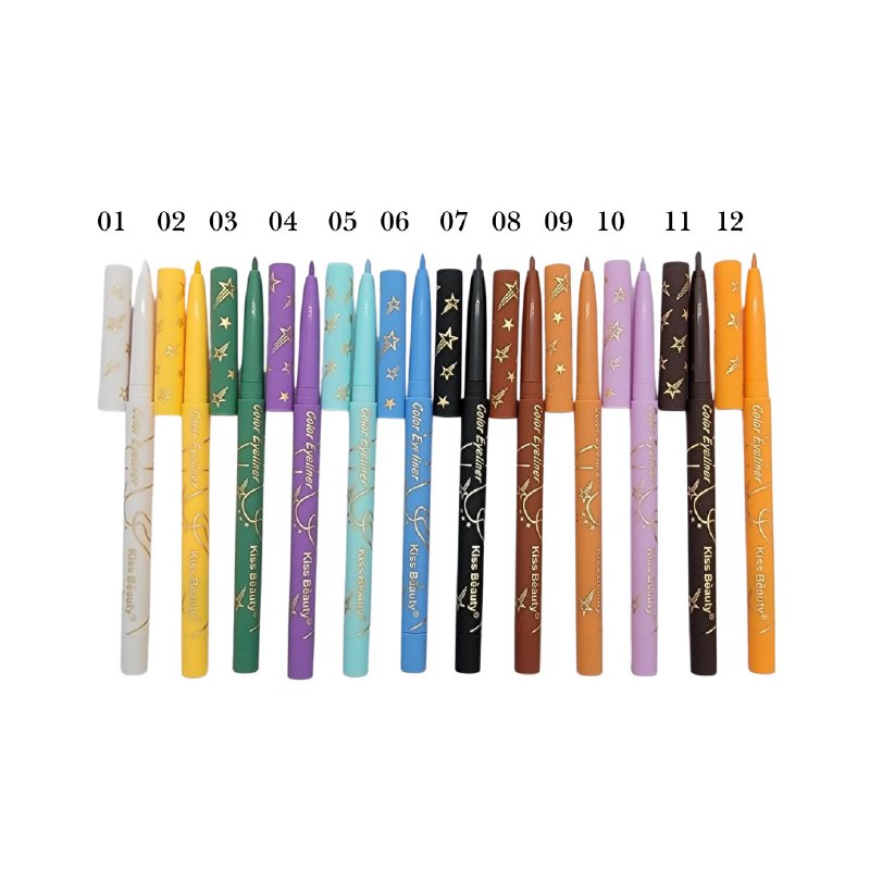 DELINEADOR PARA OJOS EN LAPIZ DE COLORES KISS BEAUTY