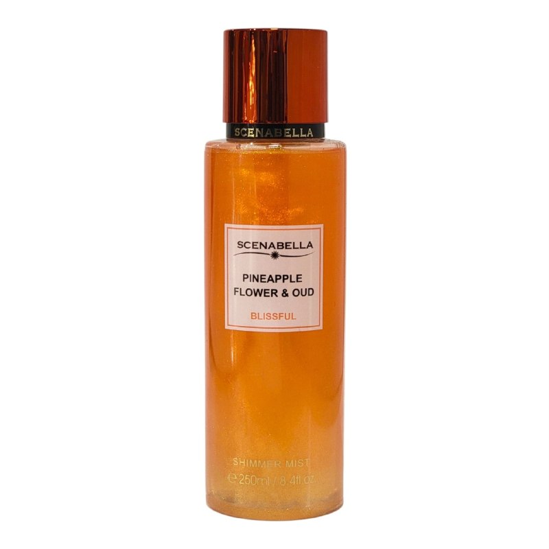 SPLASH PINEAPPLE FLOWER & OUD BLISSFUL SCENABELLA 250ML (M) (AROMA SIMILAR VS PINEAPPLE & SHEA)