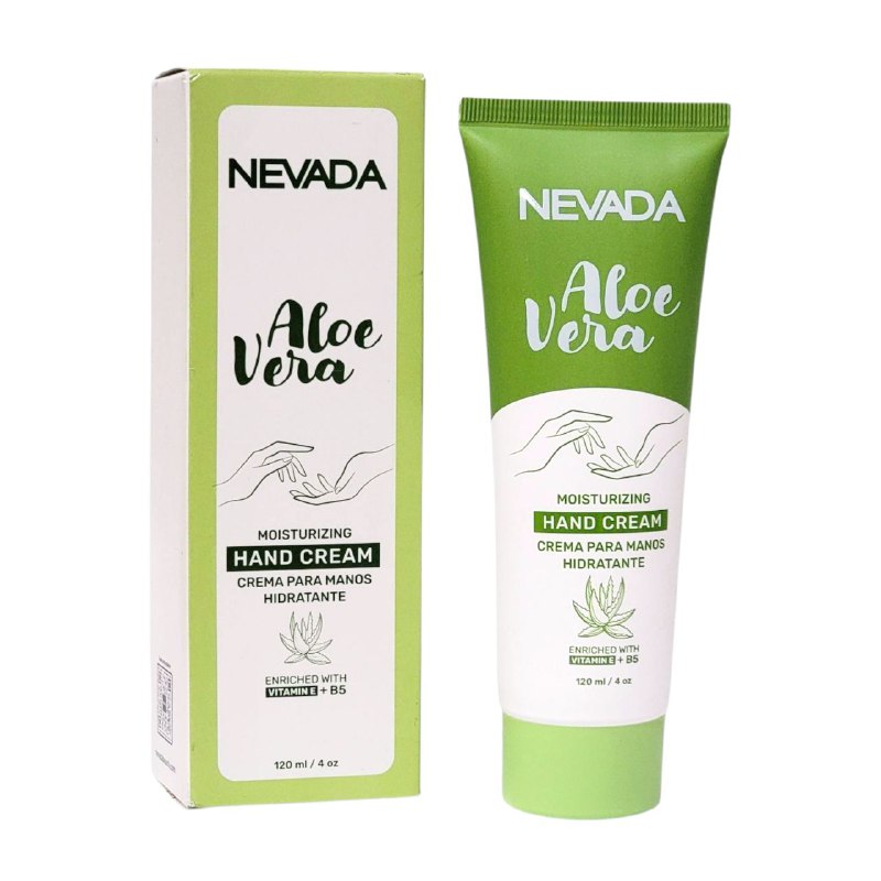 CREMA CORPORAL PARA MANOS DE ALOE VERA HIDRATANTE REPARADOR NEVADA 120ML