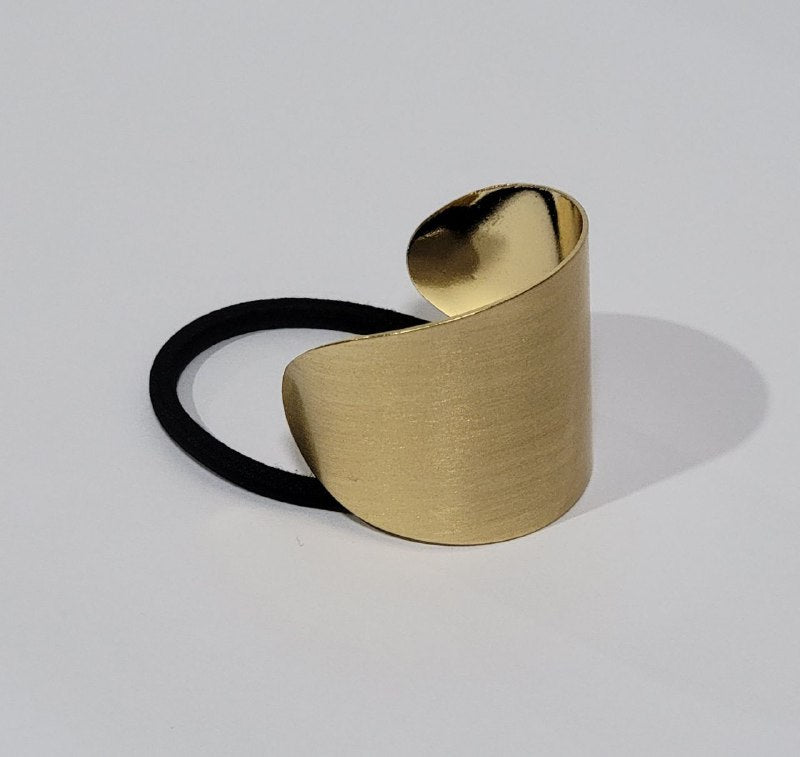 COLA DECORATIVA METALICA PARA EL CABELLO COLOR DORADO VARIOS ESTILOS PONY CUFFS