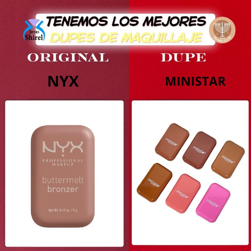 BLUSH COLORIDO DUPE DE NYX EFECTO MATTE DE TEZ FRESCA DURANTE TODO EL DIA MINISTAR 8G