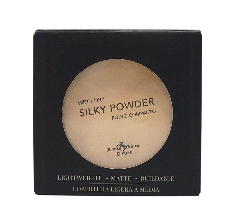 POLVO COMPACTO LIGERO MATE TONO 03 SAND BEIGE ITALIA DELUXE 8G