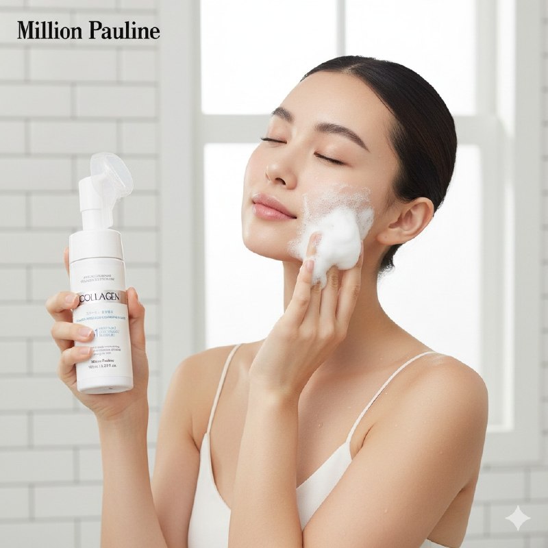 LIMPIADOR FACIAL DE COLAGENO Y AMINOACIDOS 3 EN 1, BLANQUEA, ANTIARRUGAS E HIDRATA LA PIEL MILLION PAULINE 150ML