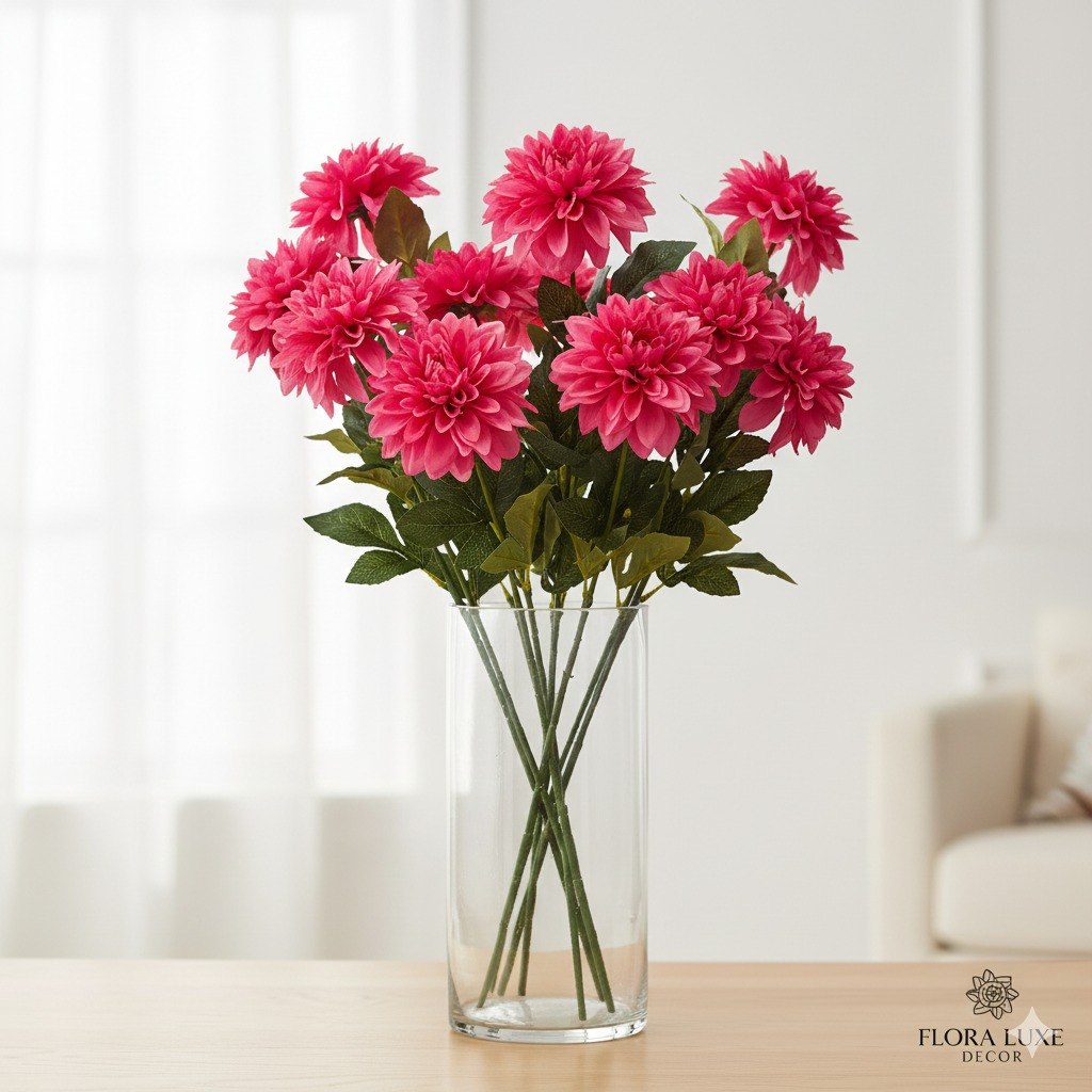 FLORES ARTIFICALES DECORATIVAS 75CM