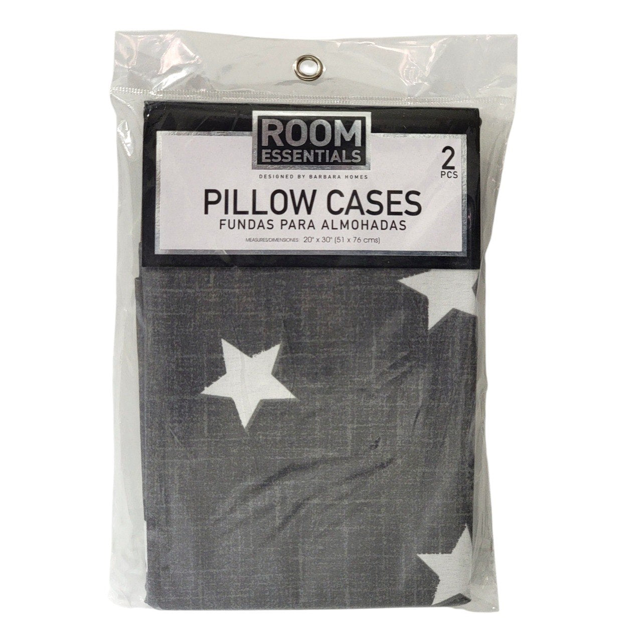 FUNDAS PARA ALMOHADAS ROOM ESSENTIALS 51X76CM X 2PCS