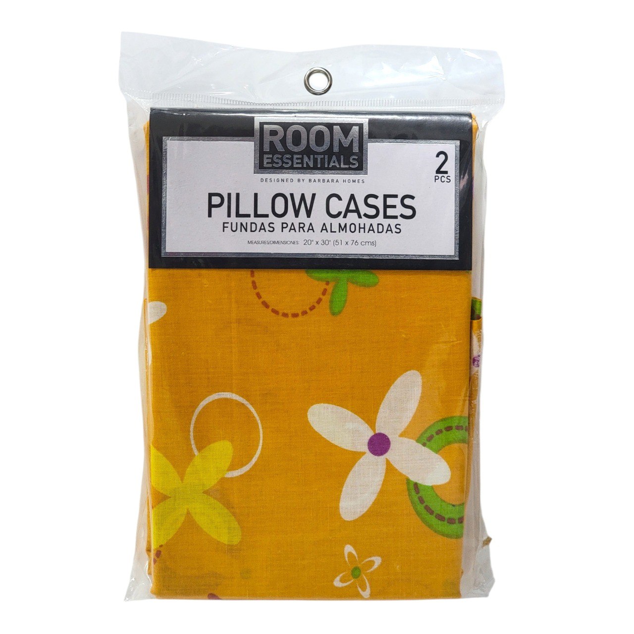 FUNDAS PARA ALMOHADAS ROOM ESSENTIALS 51X76CM X 2PCS