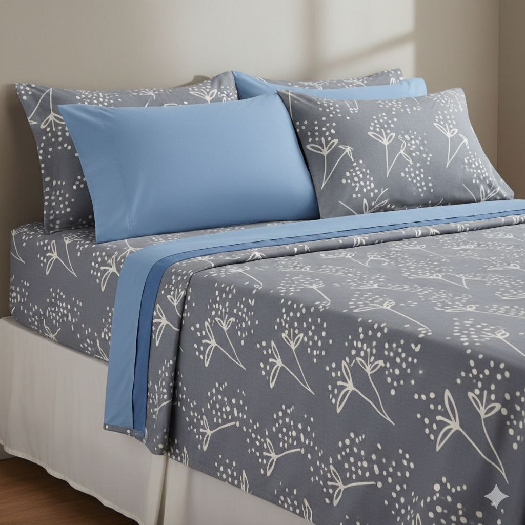 JUEGO DE SABANAS QUEEN SCARLETT CLASSICS 6PCS